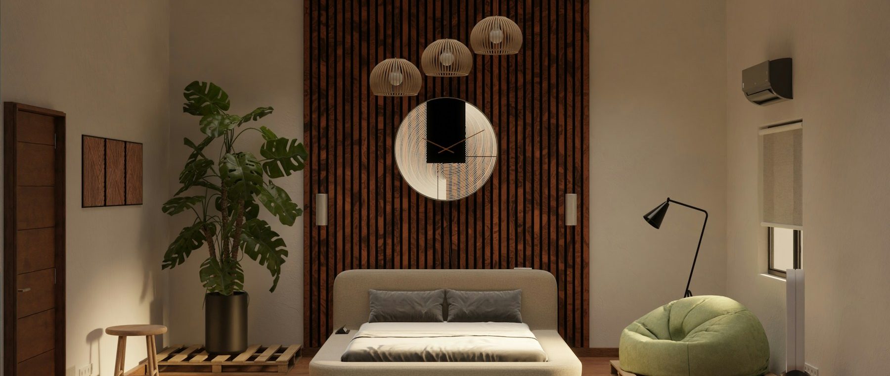 Chambre calme aménagée pour l'insonorisation