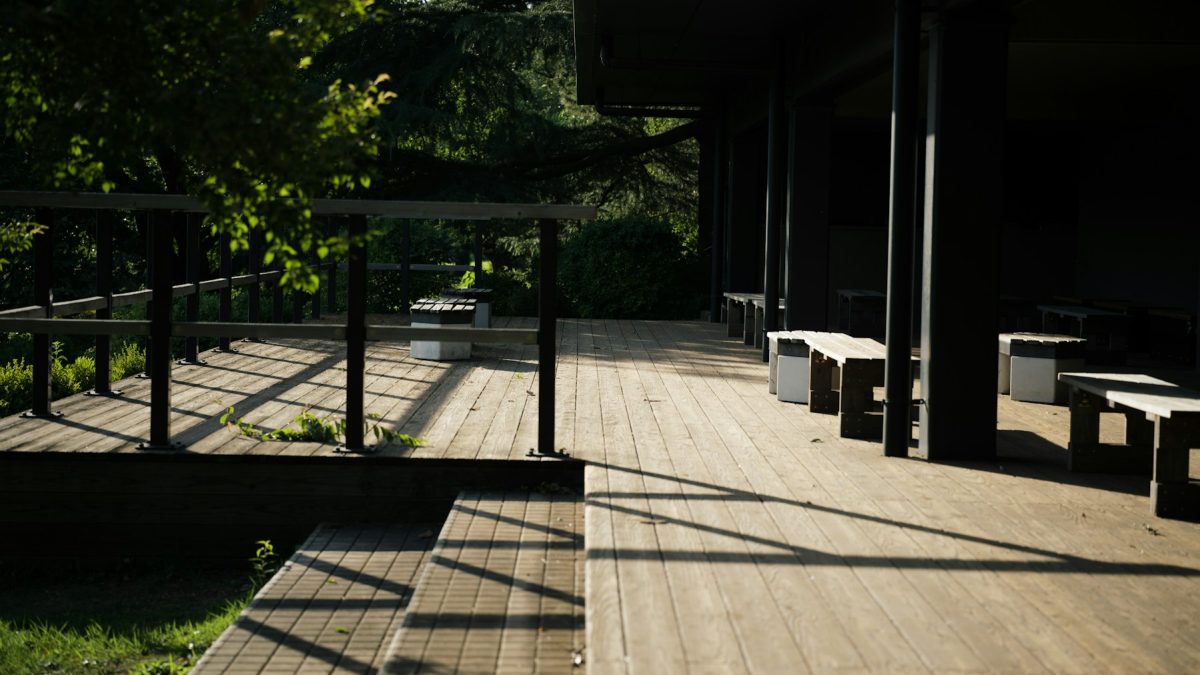 Terrasse en bois extérieure durable