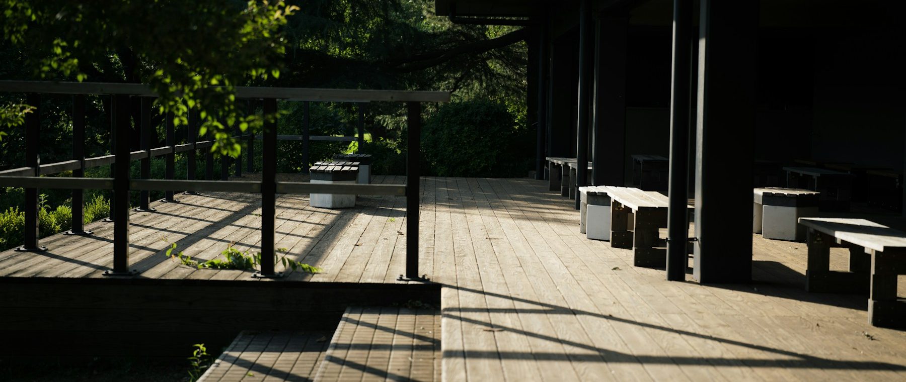 Terrasse en bois extérieure durable